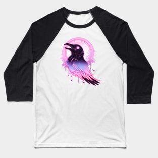 Pastel Goth Raven Baseball T-Shirt